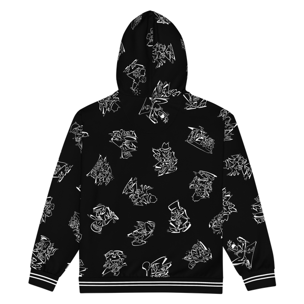 Zip Hoodie - Oneliners - BigWHITE