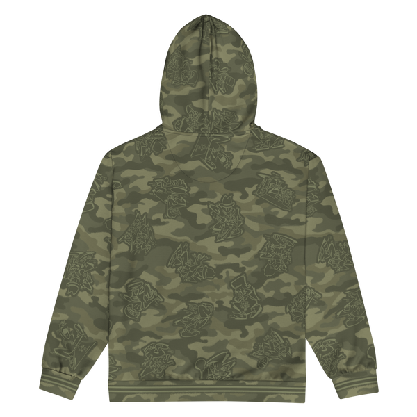 Zip Hoodie - Oneliners - BigCAMO 02