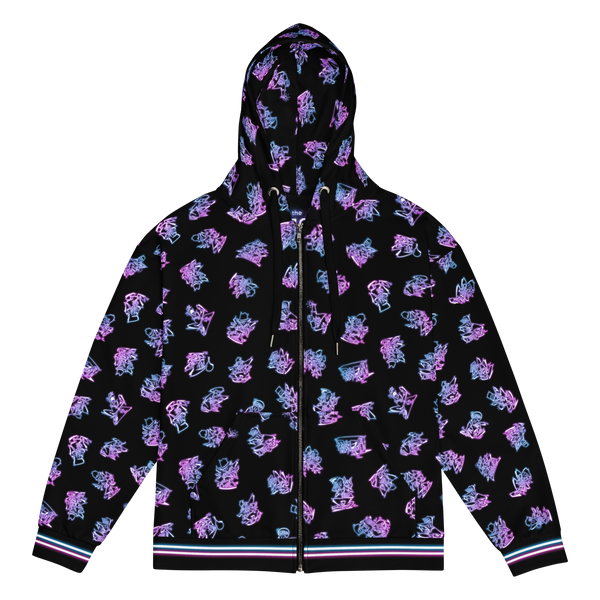 Zip Hoodie - Oneliners - SmallGLOWS