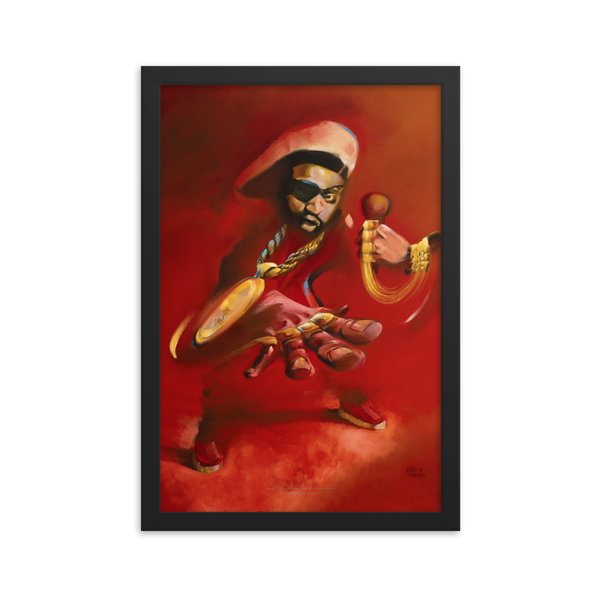 Slick Rick - Fine Art Print 12x18” - FRAMED
