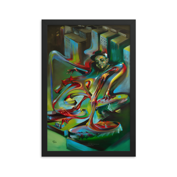 Red Alert - Fine Art Print 12x18” - FRAMED