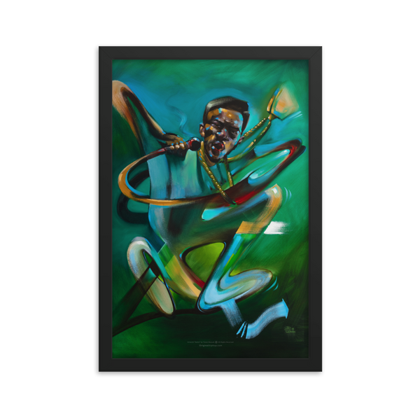 Rakim - Fine Art Print 12x18” - FRAMED