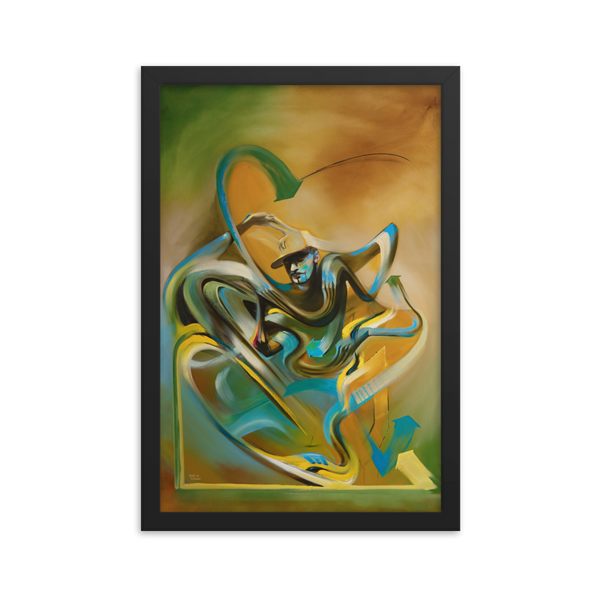 Mr Wiggles - Fine Art Print 12x18” - FRAMED