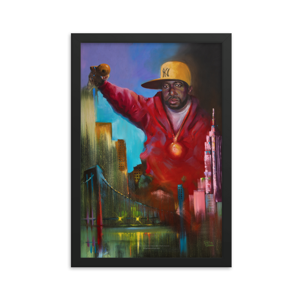 Kool G Rap - Fine Art Print 12x18” - FRAMED