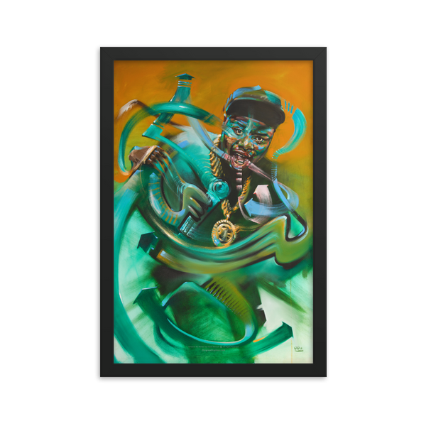 Biz Markie - Fine Art Print 12x18” - FRAMED