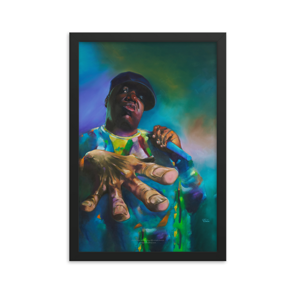 Biggie - Fine Art Print 12x18” - FRAMED