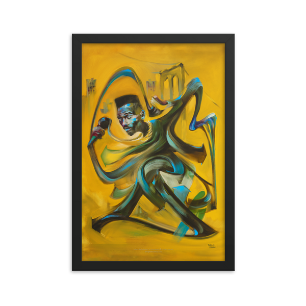 Big Daddy Kane - Fine Art Print 12x18” - FRAMED