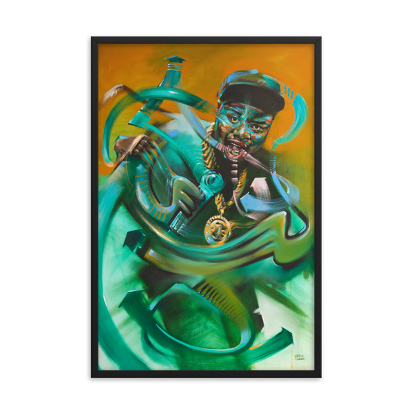 Biz Markie - Fine Art Print 24x36" - FRAMED