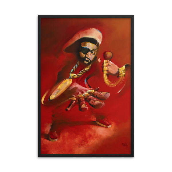 Slick Rick - Fine Art Print 24x36" - FRAMED