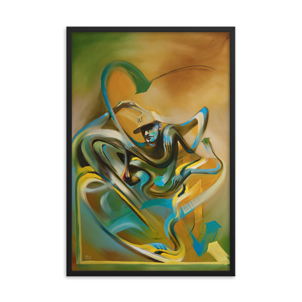 Mr Wiggles - Fine Art Print 24x36" - FRAMED