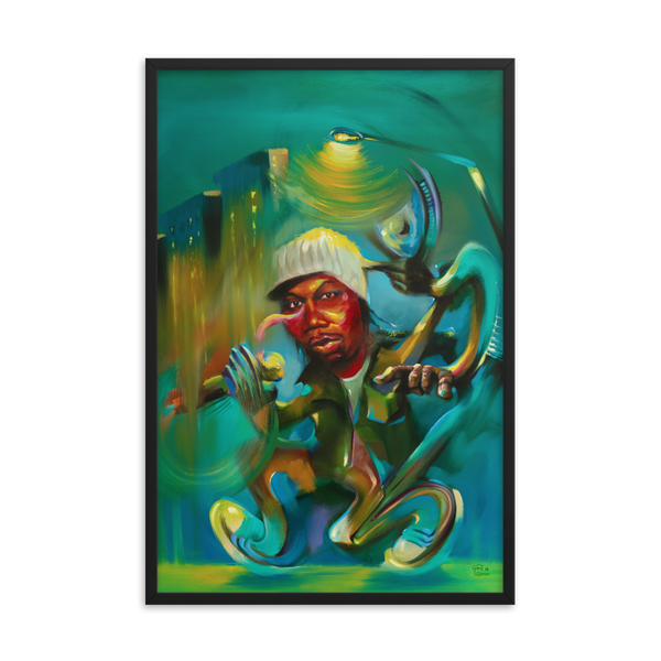 KRS One - Fine Art Print 24x36" - FRAMED