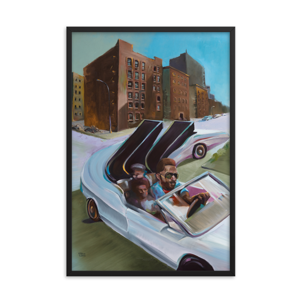 Kool Herc - Fine Art Print 24x36" - FRAMED