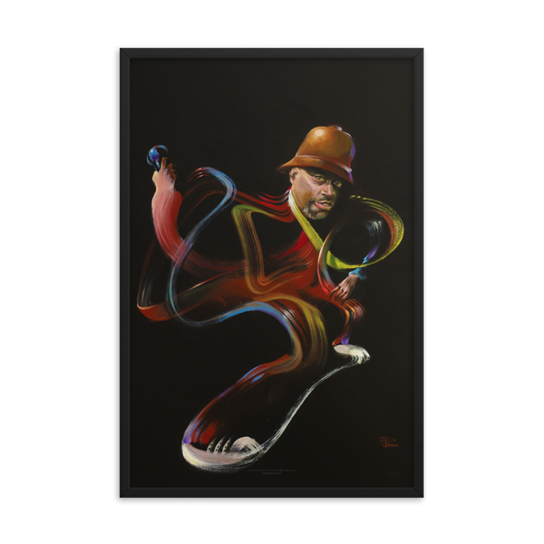 Grand Master Caz - Fine Art Print 24x36" - FRAMED