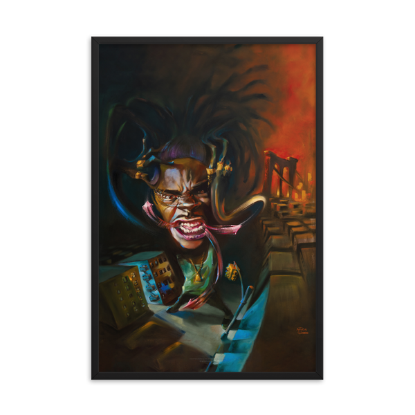 Busta Rhymes - Fine Art Print 24x36" - FRAMED