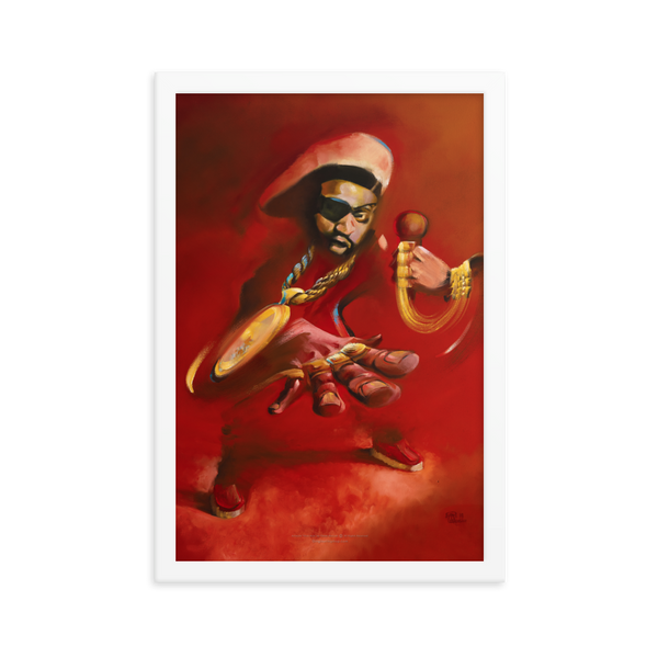 Slick Rick - Fine Art Print 12x18” - FRAMED