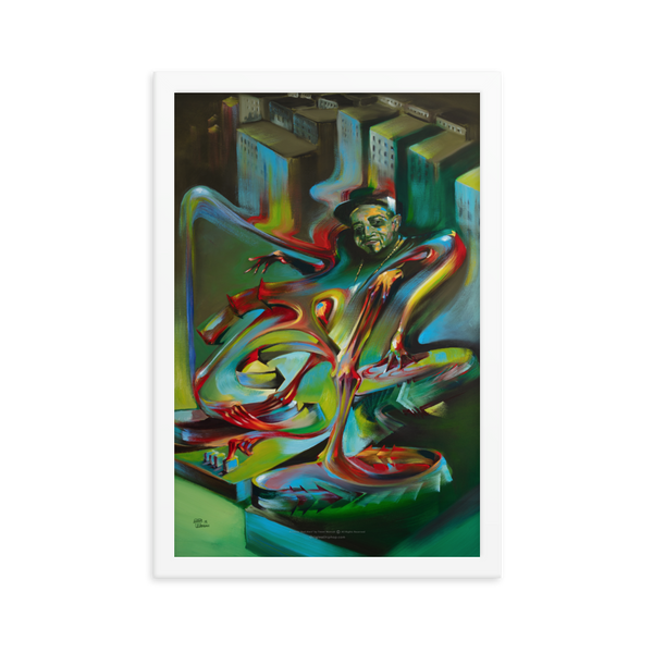 Red Alert - Fine Art Print 12x18” - FRAMED