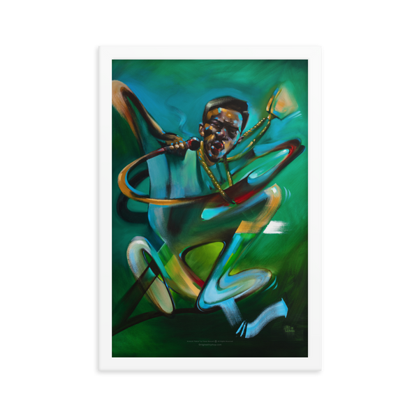Rakim - Fine Art Print 12x18” - FRAMED