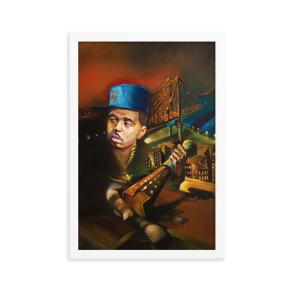 Nas - Fine Art Print 12x18” - FRAMED