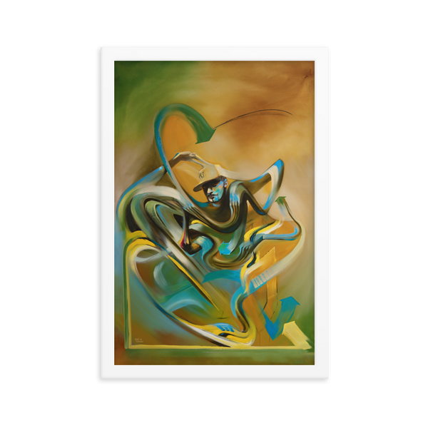 Mr Wiggles - Fine Art Print 12x18” - FRAMED