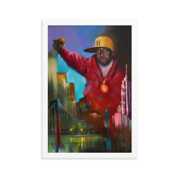 Kool G Rap - Fine Art Print 12x18” - FRAMED