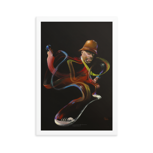 Grand Master Caz - Fine Art Print 12x18” - FRAMED