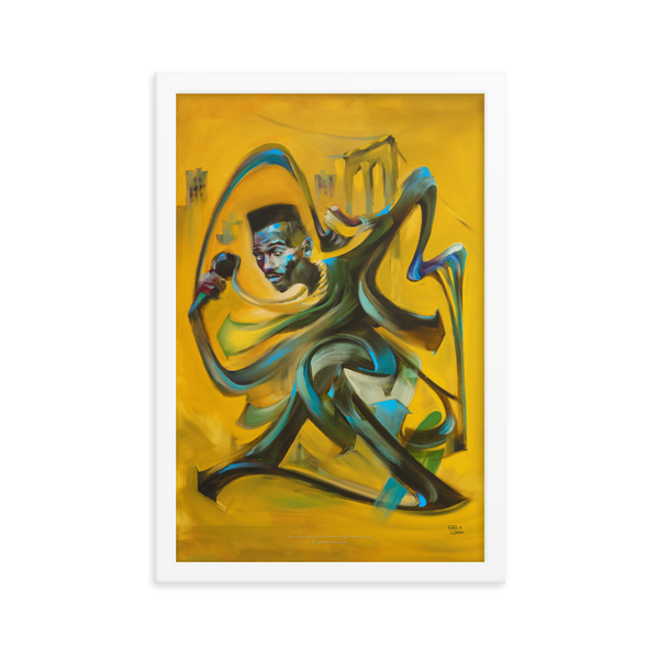 Big Daddy Kane - Fine Art Print 12x18” - FRAMED