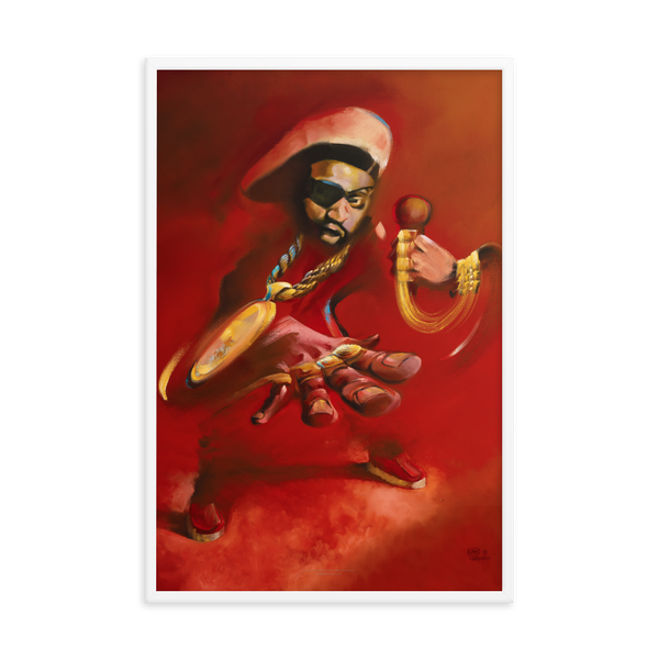 Slick Rick - Fine Art Print 24x36" - FRAMED