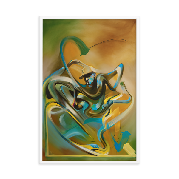 Mr Wiggles - Fine Art Print 24x36" - FRAMED