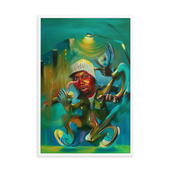 KRS One - Fine Art Print 24x36" - FRAMED