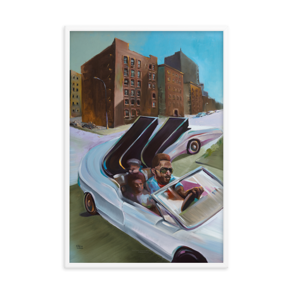 Kool Herc - Fine Art Print 24x36" - FRAMED