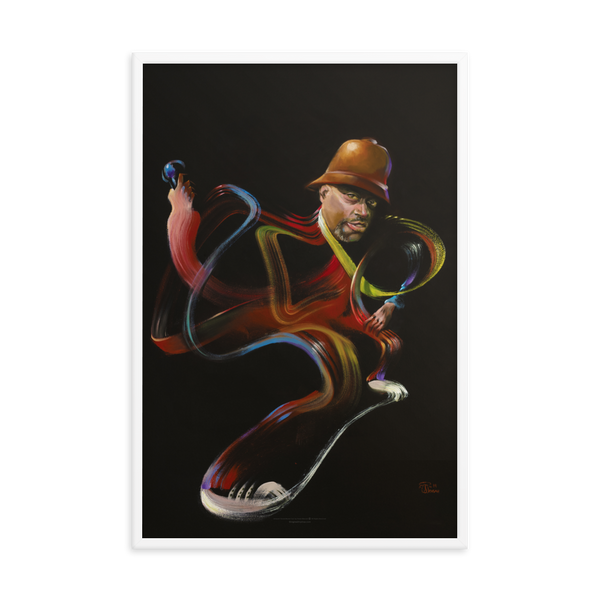 Grand Master Caz - Fine Art Print 24x36" - FRAMED