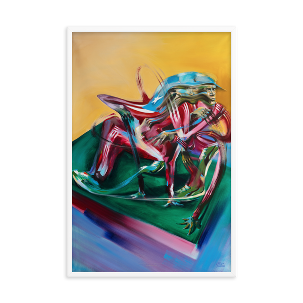 Crazy Legs - Fine Art Print 24x36" - FRAMED