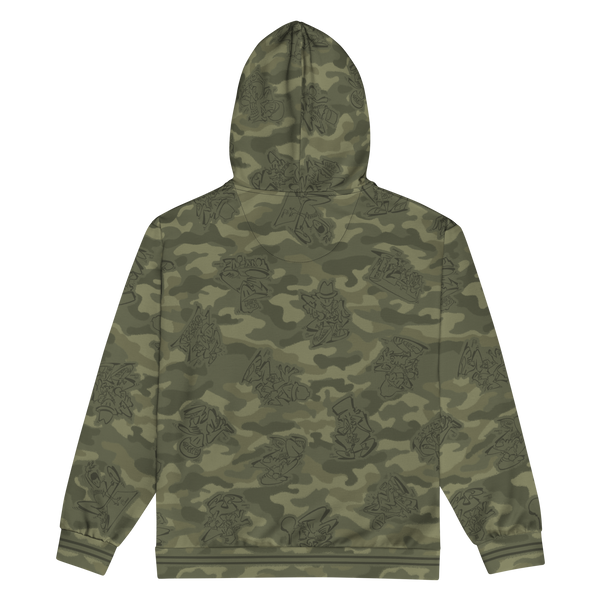 Zip Hoodie - Oneliners - BigCAMO 01