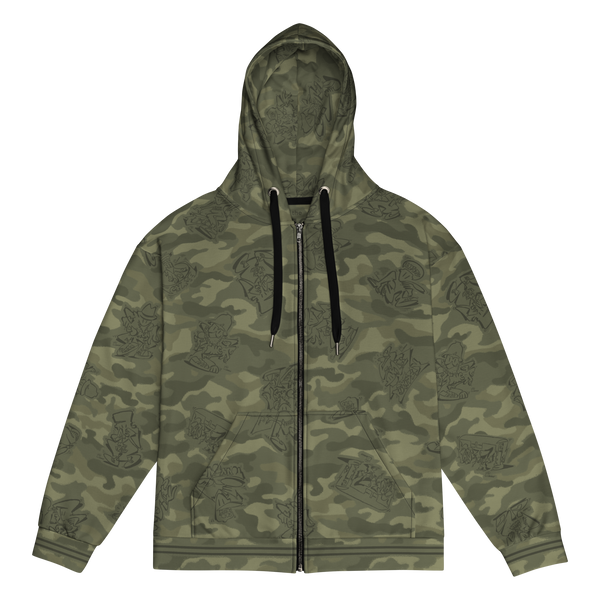 Zip Hoodie - Oneliners - BigCAMO 01